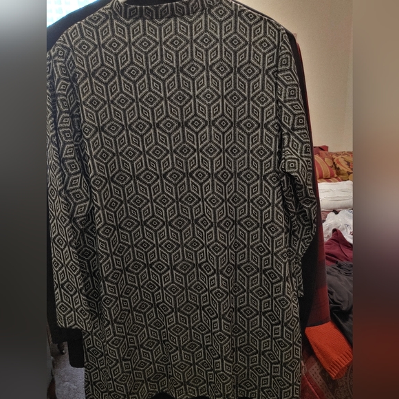 Drapers&Damons black and silver 3/4 length jacket - Picture 2 of 4